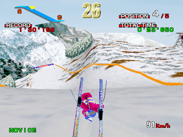 Alpine Racer (Rev. AR2 Ver.D) Screenshot 1